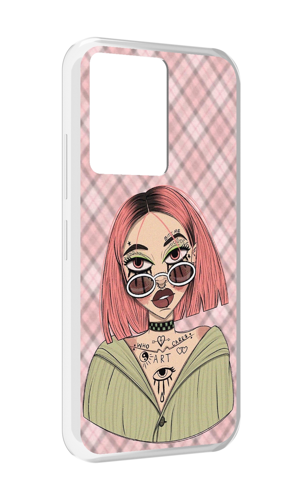 

Чехол MyPads бунтарка-девочка для Infinix Note 12 5G X671 / Note 12 Pro 5G, Прозрачный, Tocco
