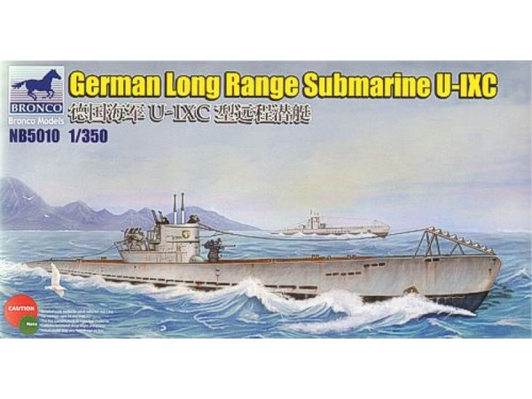 

Сборная модель Bronco 1/350 German Long Range Submarine Type Ixc NB5010