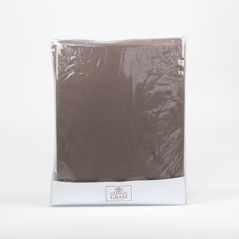 

Простыня на резинке NOBLE TRADITIONS JERSEY TAUPE GRASS 180х200х30