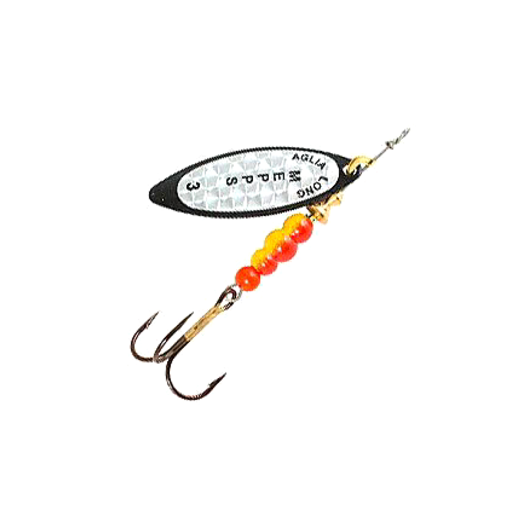 

Блесна Mepps AGLIA LONG RAINBO NR 3 11.5гр, Красный;серебристый;черный, AGLIA LONG OR