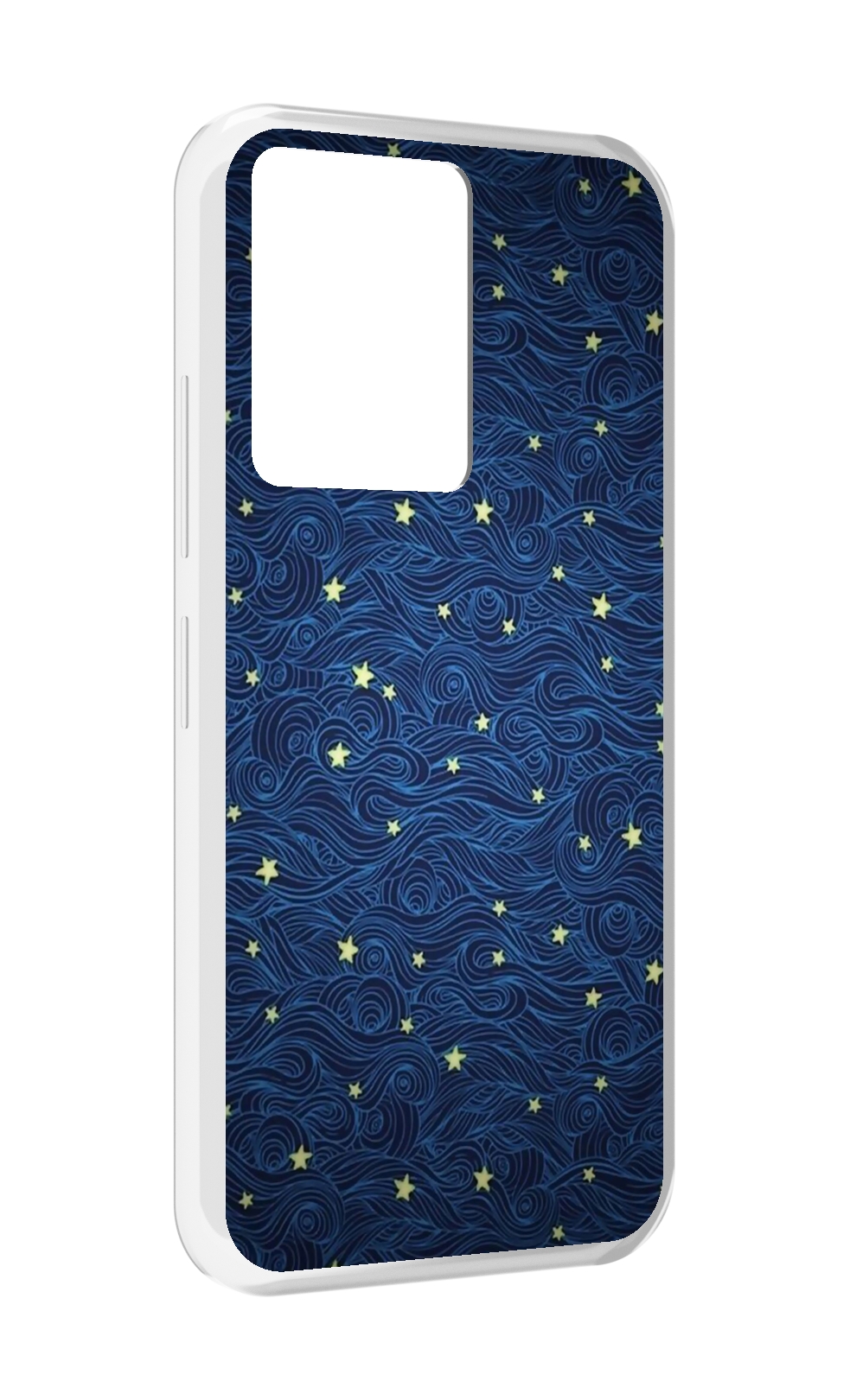 

Чехол MyPads волны с звездами акварель для Infinix Note 12 5G X671 / Note 12 Pro 5G, Прозрачный, Tocco
