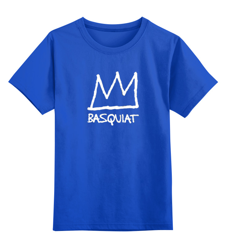 

Детская футболка классическая Printio Basquiat, р. 152, Синий, 0000000656196