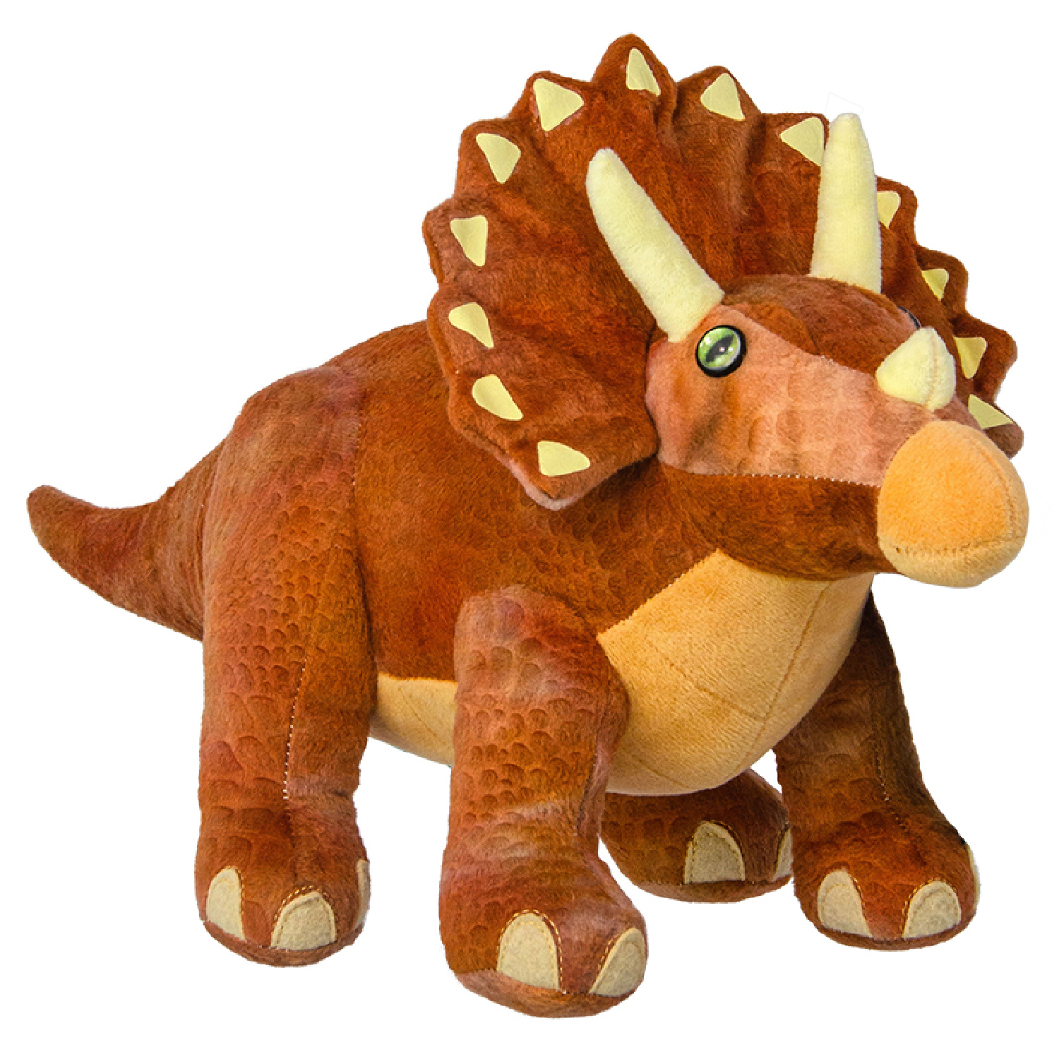 Мягкая игрушка динозавр - Трицератопс, 26 см All About Nature K8692-PT