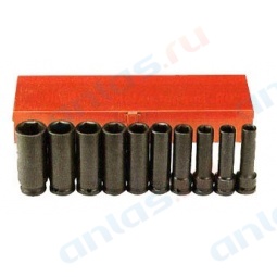 

Набор головок дюймовых глубоких ударных 1/2" 10 пр. 3/8"-15/16" Force