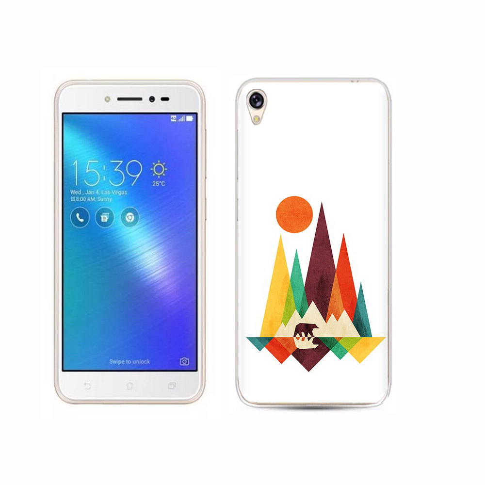 

Чехол MyPads Tocco для Asus ZenFone Live (ZB501KL) нарисованные горы с медведем, Прозрачный, Tocco