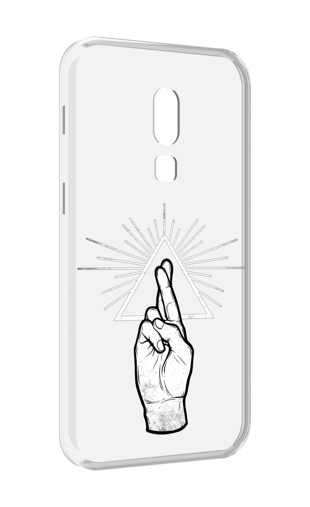 

Чехол MyPads черно белая рука для Meizu V8, Прозрачный, Tocco