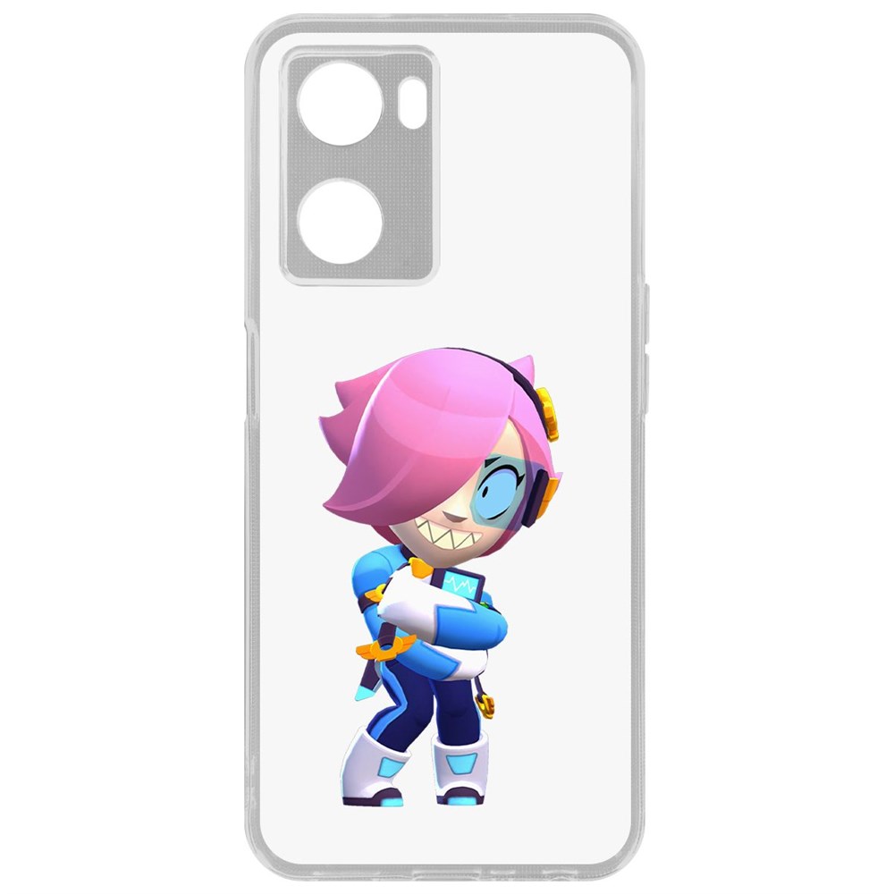 

Чехол-накладка Brawl Stars-Колетт Навигатор для Oppo A57s, Прозрачный