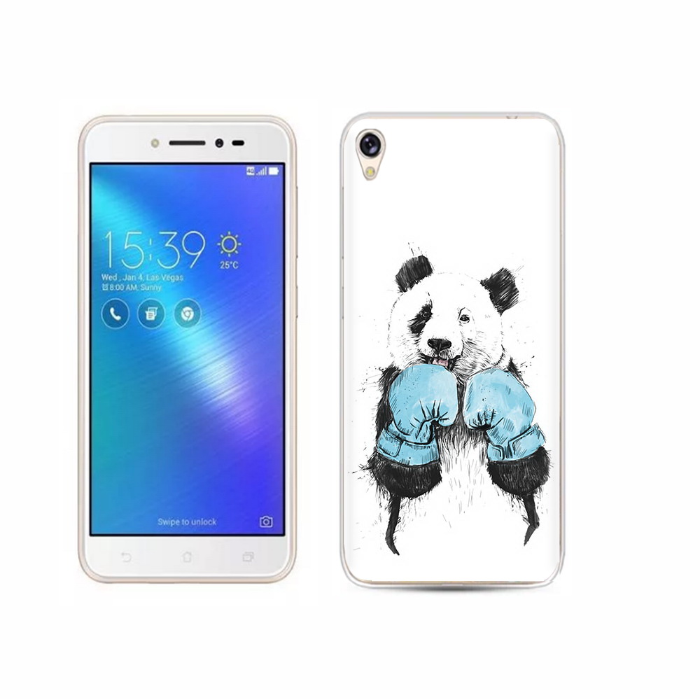 

Чехол MyPads Tocco для Asus ZenFone Live (ZB501KL) панда боксер, Прозрачный, Tocco