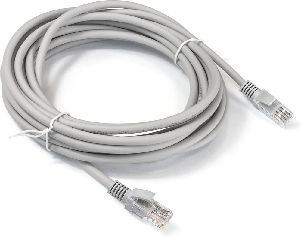 

Патч-корд ExeGate RJ 45 - RJ 45 RJ 45 10м (EX290422RUS) серый