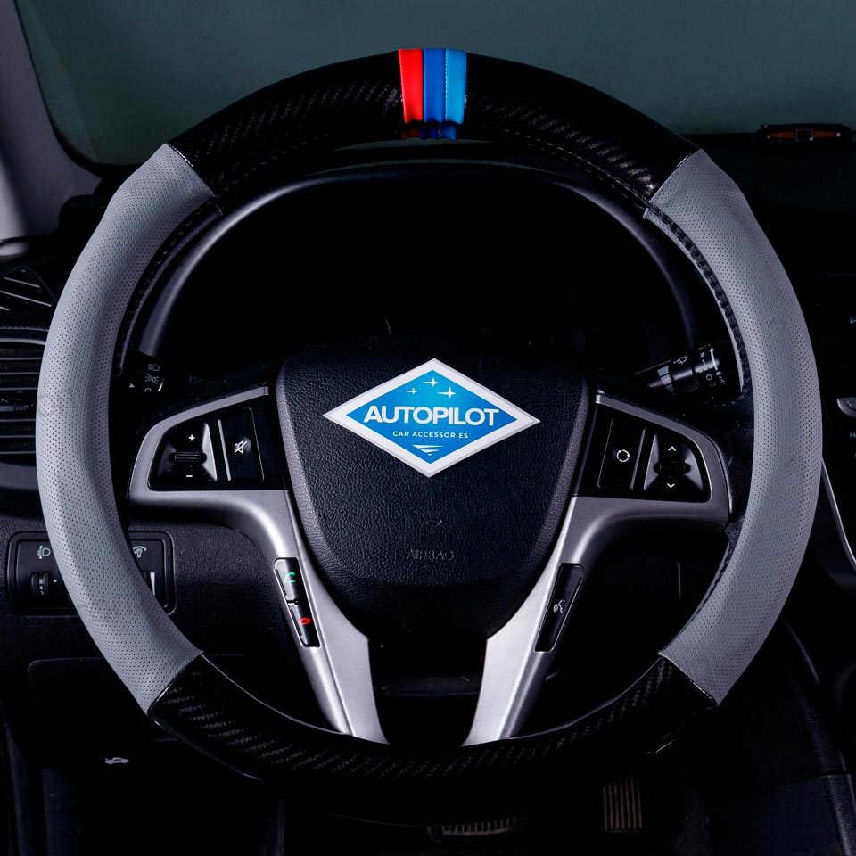 

Оплетка на руль Автопилот Nissan-2225-BLW-010001021 Ниссан Мурано (2010-2012), Черный;серый