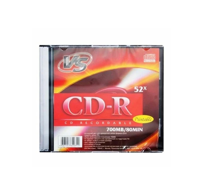 фото Диск vs cd-r 700mb (vscdripsl501)