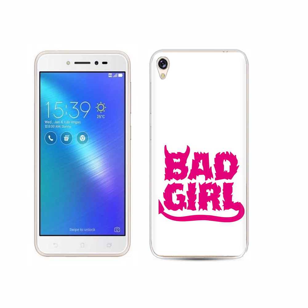 

Чехол MyPads Tocco для Asus ZenFone Live (ZB501KL) плохая девочка, Прозрачный, Tocco