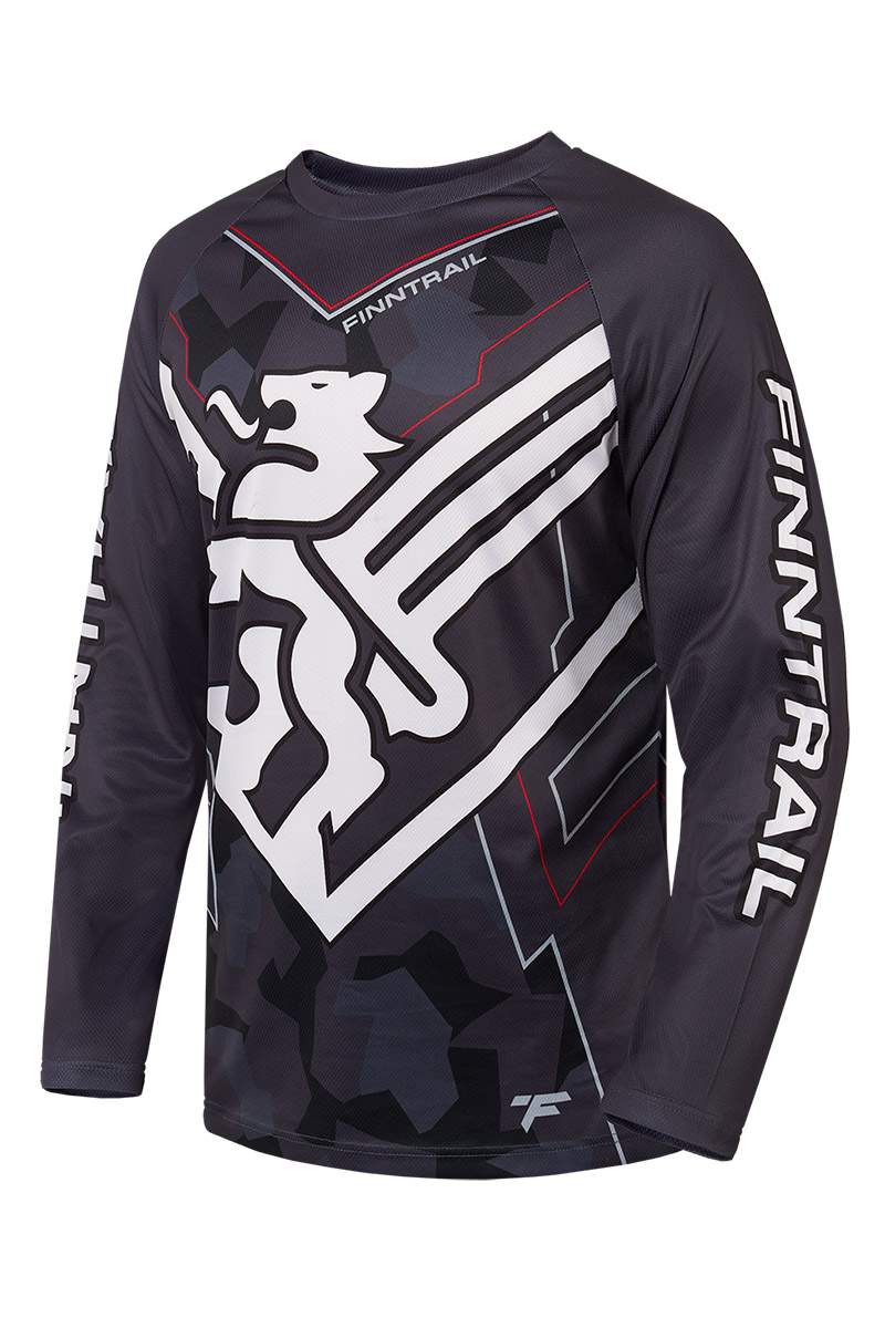 

Джерси FINNTRAIL Jersey, серый камуфляж (M), Белый;серый;черный, JERSEY