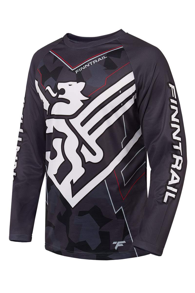 

Джерси FINNTRAIL Jersey, серый камуфляж (XL), Белый;серый;черный, JERSEY