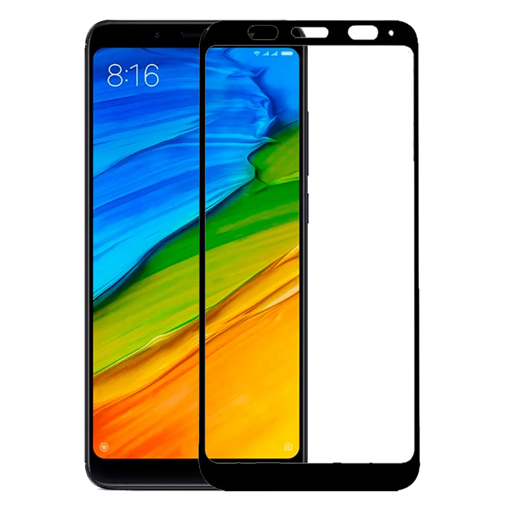 

Защитная пленка 2DV повышенной прочности для Xiaomi Redmi Note 5 Pro черное в т/у