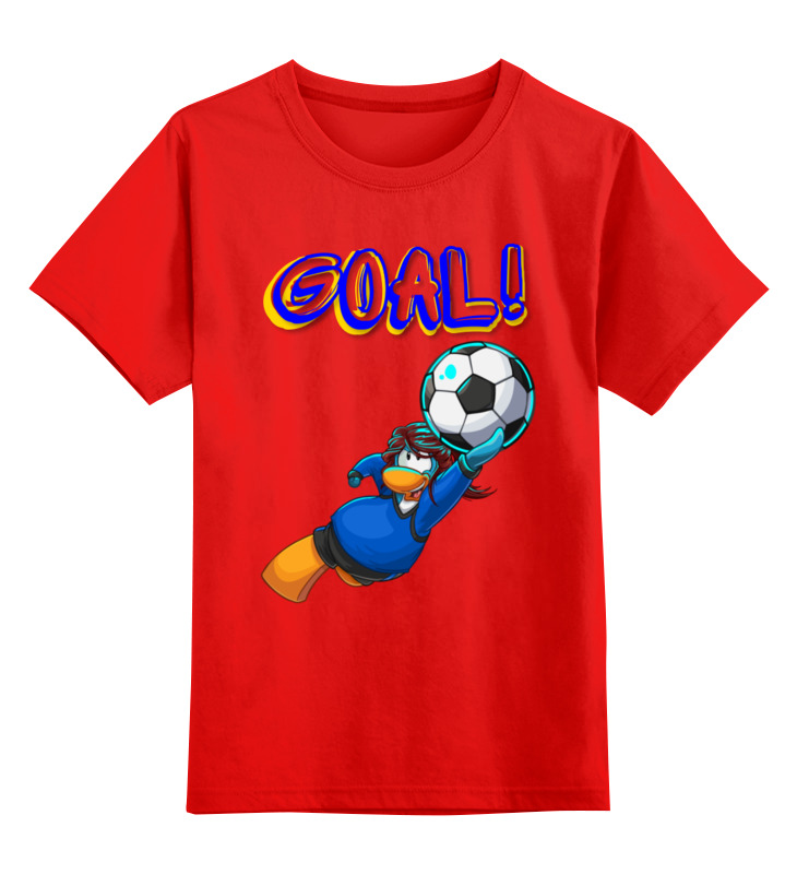 Детская футболка классическая унисекс Printio Футболист