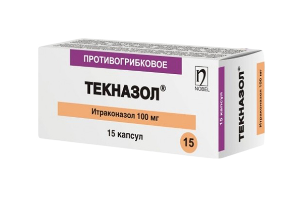 

Текназол капсулы 100 мг №15