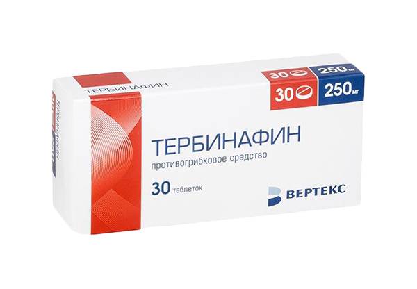 Купить Тербинафин таблетки 250 мг №30, Вертекс