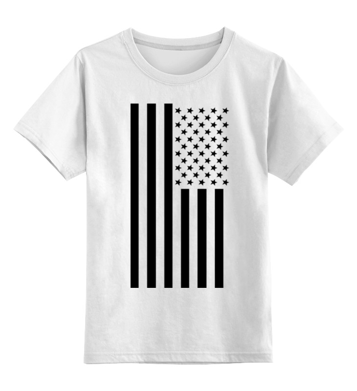 

Детская футболка классическая Printio Black america, р. 140, Белый, 0000000658996