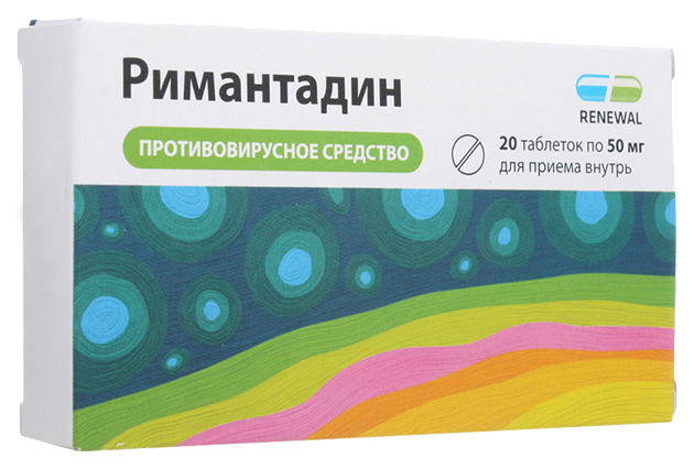 Римантадин таблетки 50 мг 20 шт., Renewal, Россия  - купить