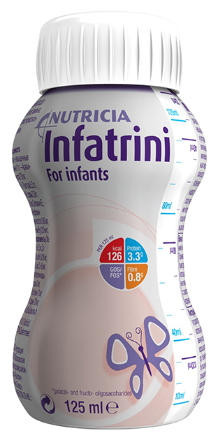 Купить Инфатрини смесь для энтерального питания 0+ 125 мл бут.пластик, Nutricia