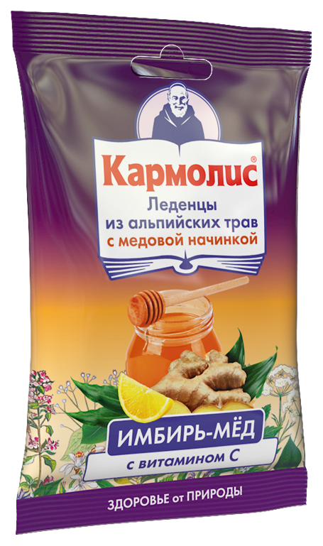 

Кармолис леденцы Имбирь-Мед 75 г