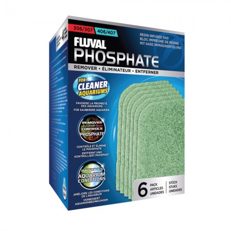 фото Губка для внешнего фильтра hagen phosphate remover для fluval 307/407, поролон, 6 шт, 62 г hagen fluval