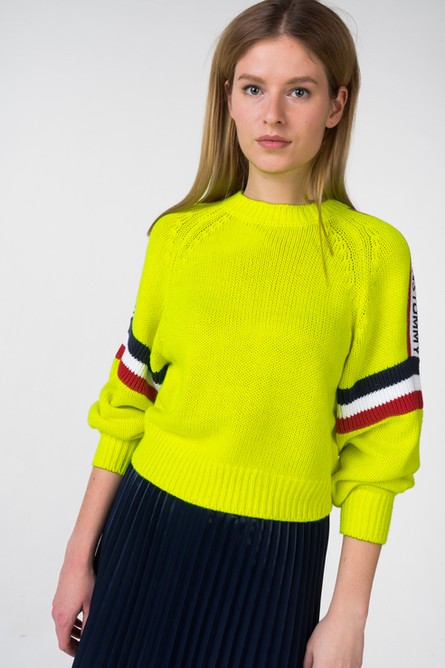 

Джемпер женский Tommy Jeans DW0DW05560 желтый L, DW0DW05560