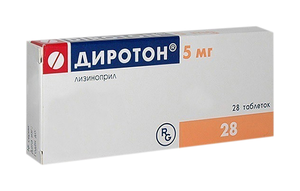 Диротон таблетки 5 мг №28