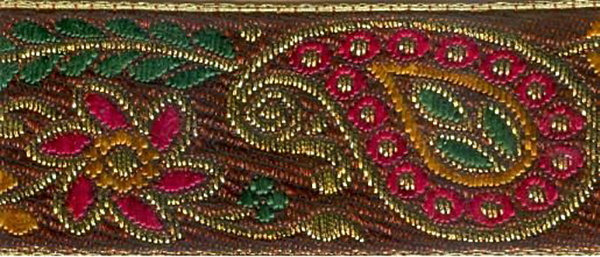 

Тесьма жаккардовая, 30 мм x 9 м, цвет: С24, арт. SR1465, Коричневый
