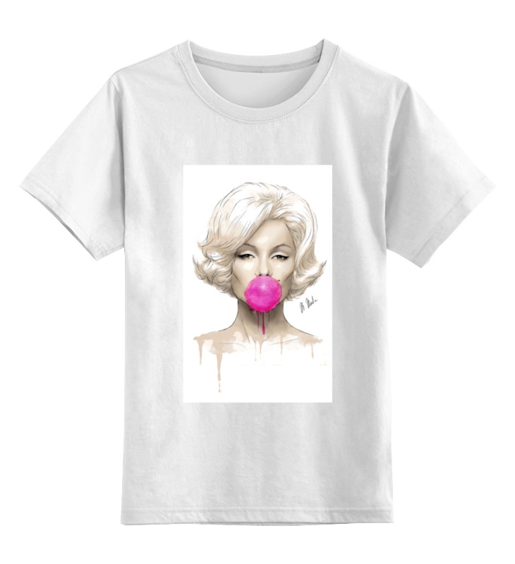 

Детская футболка классическая Printio Marilyn monroe, р. 164, Белый, 0000000662571