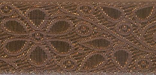 

Тесьма жаккардовая, 30 мм x 9 м, цвет: 158/158D, арт. SR1220, Коричневый