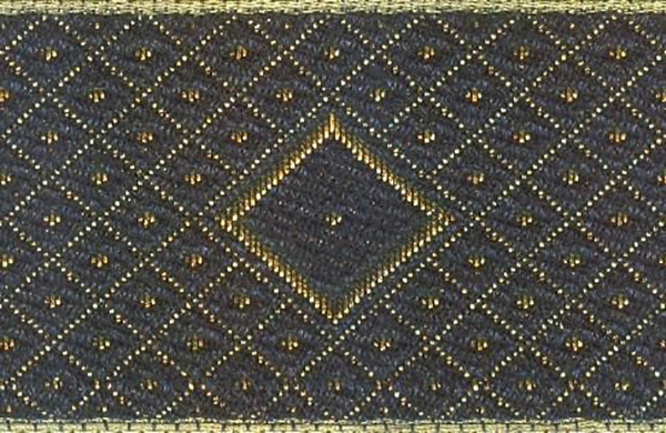 

Тесьма жаккардовая, 40 мм x 9 м, цвет: 70DD, арт. SR1267, Синий