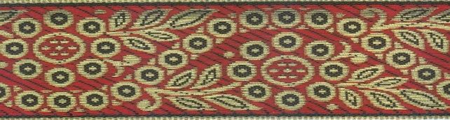 

Тесьма жаккардовая, 40 мм x 9 м, цвет: 25, арт. SR1339