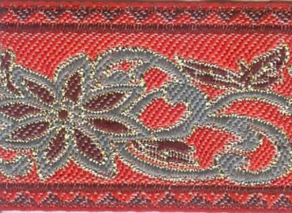 

Тесьма жаккардовая, 40 мм x 9 м, цвет: 25, арт. SR97