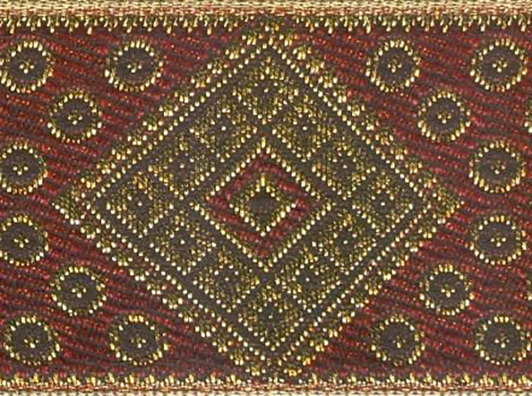 

Тесьма жаккардовая, 40 мм x 9 м, цвет: 25, арт. SR1353