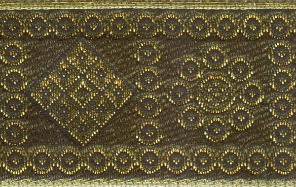 

Тесьма жаккардовая, 40 мм x 9 м, цвет: 17, арт. SR1358, Коричневый