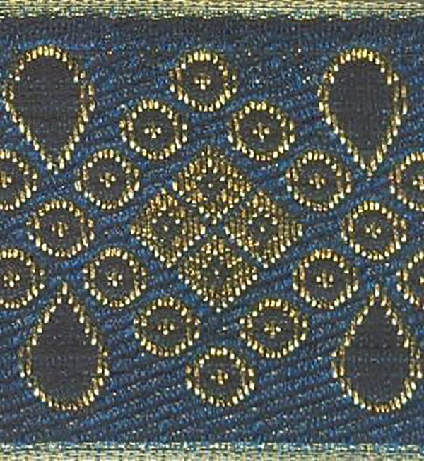 

Тесьма жаккардовая, 40 мм x 9 м, цвет: 187, арт. SR1359, Синий