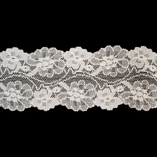 

Кружево эластичное, 56 мм x 20 м, цвет: неотбеленный, арт. LAEC5315