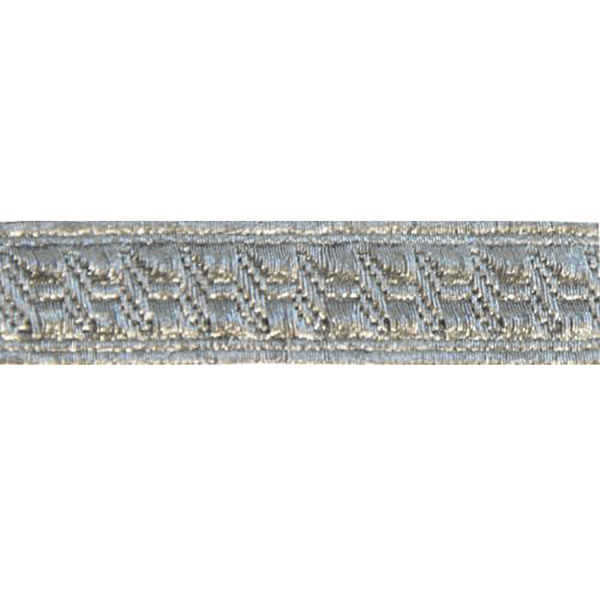 

Тесьма металлизированная "Астра", 12 мм x 16 м, цвет: серебро, арт. М3