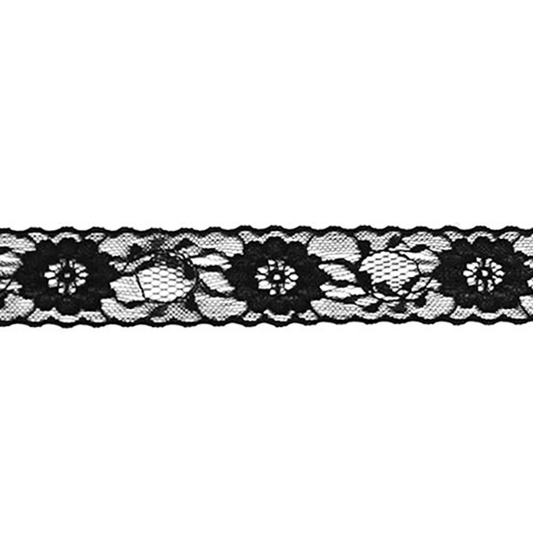 фото Кружево сетка, 33 мм x 25 м, цвет: черный, арт. 0623-1175 китай