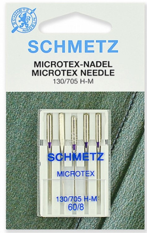 

Иглы микротекс (особо острые) № 60, Schmetz
