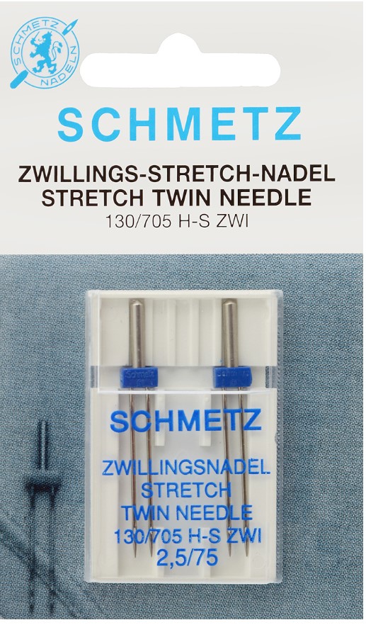 

Иглы стретч двойные № 75/2.5, Schmetz
