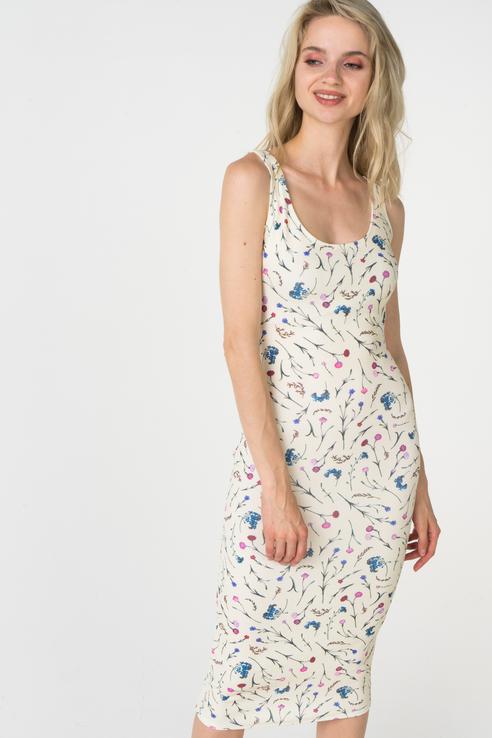 фото Повседневное платье женское trendy angel tao-0025 желтое l