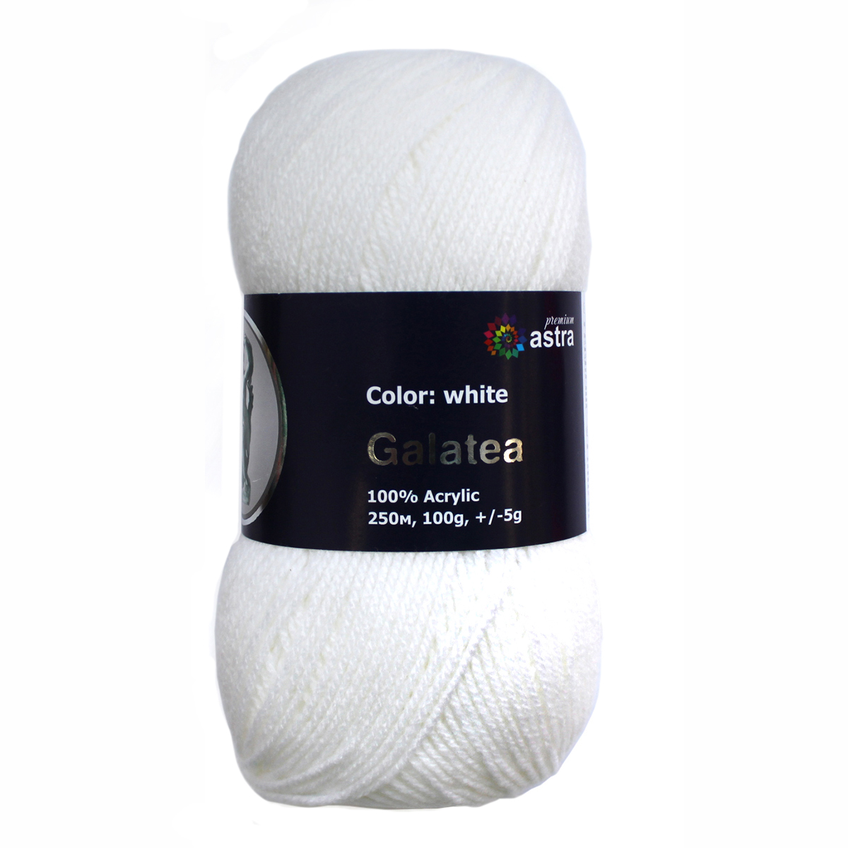 

Пряжа Астра Галатея белый 01