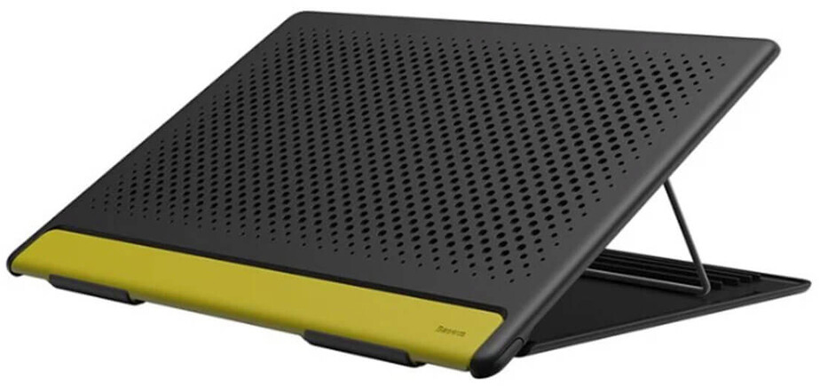 фото Подставка для ноутбука baseus let's go mesh portable gray/yellow