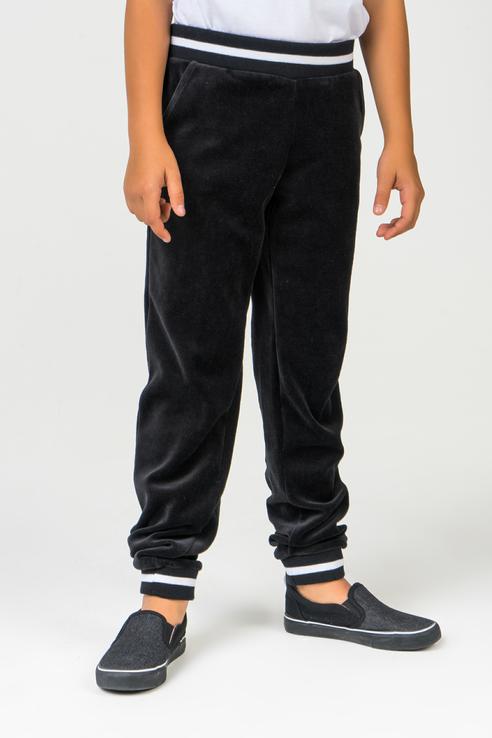 

Брюки для девочки Sela, цв.чeрный, р-р 140, PK-615/1093-8330