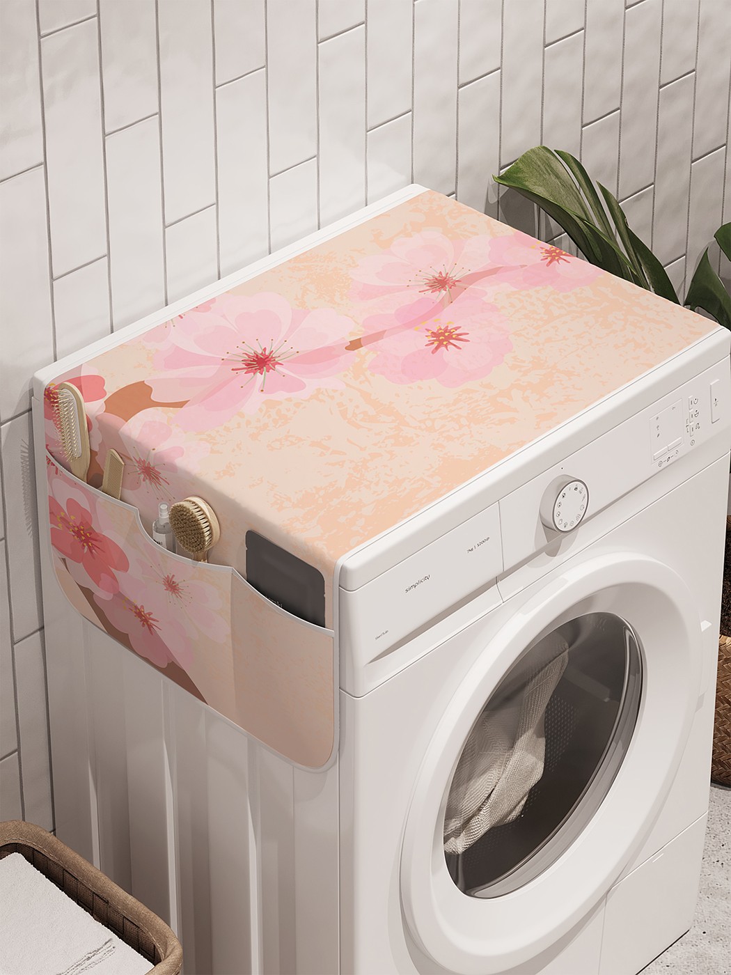 

Органайзер "Мечта в цветах" на стиральную машину, 45x120 см