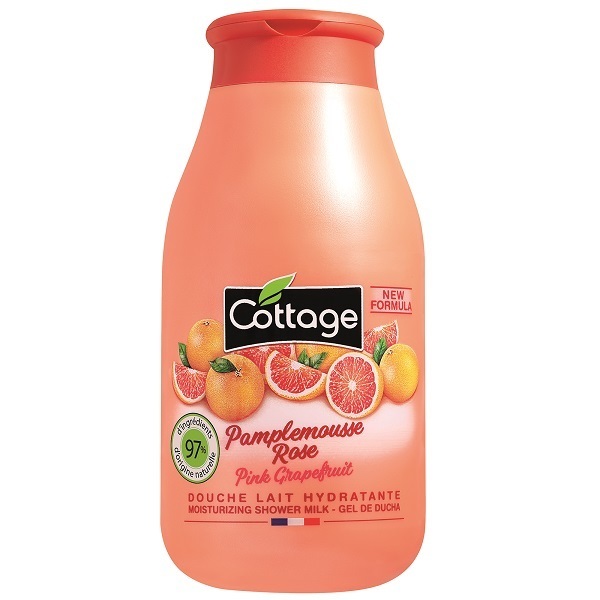 Молочко для душа Cottage  увлажняющее Розовый Грейпфрут, 250 мл смесь высокобелковая калорийная вкус нейтральный компакт протеин nutridrink нутридринк 125мл 4шт
