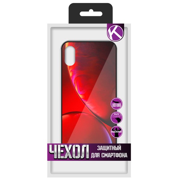 фото Чехол krutoff screen glass для iphone xs max (15469)